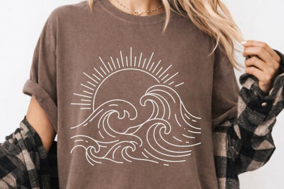 Download Boho Ocean Summer Sunset Png T-Shirt - Shirt Collection