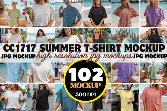 Download Comfort Colors 1717 Beach T-Shirt Mockup - Shirt Collection